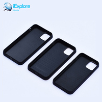 Bois de bambou naturel biodégradable environnemental iExplore avec coque de téléphone TPU conception OEM ODM pour iPhone 17 Pro Max Galaxy S25