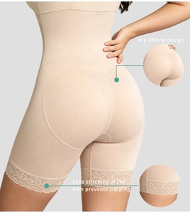 Shorty gainant sculptant intégral grande taille à maintien moyen, avec bretelles réglables, effet rehausseur <span class=keywords><strong>de</strong></span> fesses <span class=keywords><strong>et</strong></span> broderie - Product Image 6