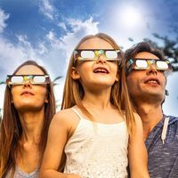2024 Verres d'éclipse certifiés CE et ISO, lunettes d'éclipse solaire