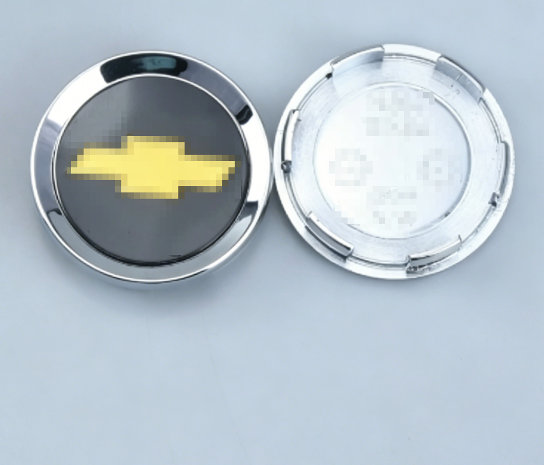 64mm black with silver edge