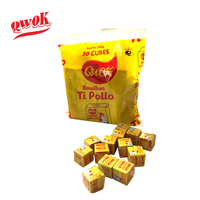 Cube de bouillon de poulet halal frais 4g*25 sachets, assaisonnement, mélange d'épices pour soupe instantanée, qualité supérieure, durée de conservation de 24 mois pour l'Afrique