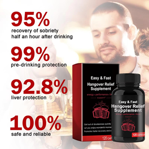 Factory Direct Hangover Relief <b>Capsules</b>-Natural Alcohol Detox & <b>Liver</b> Support, Fast Recovery, Low MOQ & OEM - Product Image 6