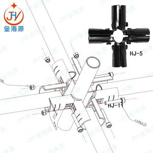 Ensemble de joints métalliques à cinq sections, connecteur de Tube maigre, Joint métallique HJ-5 pour système de porte-tuyaux - Product Image 6