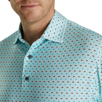 Logo personnalisé coupe ajustée séchage rapide col rigide 86% polyester 14% spandex mens polo de golf t-shirts