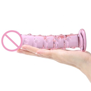 Frauen Sexspielzeug Simulation Penis Pink Crystal Dildos <span class=keywords><strong>Xxxl</strong></span> Glas dildos - Product Image 4