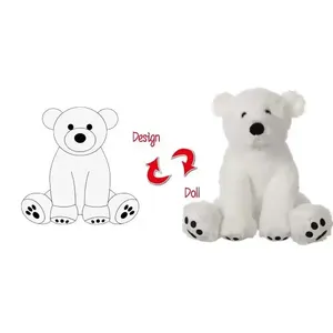 CustomPlushMaker ตุ๊กตาสั่งทำพิเศษ ตุ๊กตาขนนุ่มน่ารัก ตุ๊กตาทำมือขนาด 30 ซม. ตุ๊กตา Kpop ทำมือ ตุ๊กตาสั่งทำพิเศษ - Product Image 6