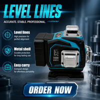 Niveau laser portable 16 lignes, alignement automatique, faisceau vert, étanche, anti-poussière, haute précision, appareil de nivellement laser