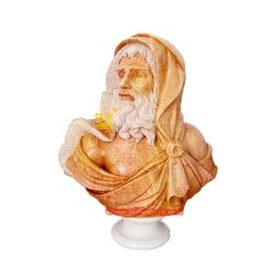 Statues de bustes pour hommes grecs en <span class=keywords><strong>marbre</strong></span> pour villa d'hôtel, sculptées à la main, design moderne, pour le salon et la décoration de jardin. - Product Image 6