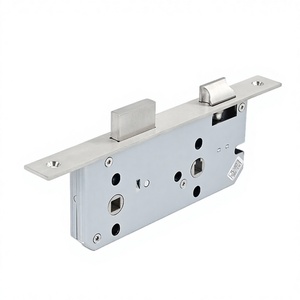 Serratura per <span class=keywords><strong>Porta</strong></span> Euro Mortise Certificata EN12209 in Acciaio Inox Ignifuga con Distanza dal Centro 45mm per Porte del Bagno - Product Image 3