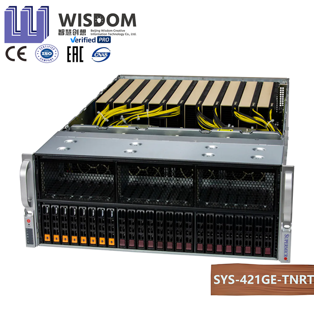 High Performance Supermicro Sys-421ge-Tnrt 4U Rack Server Intel 8444H CPU Trade Blade Used Stock