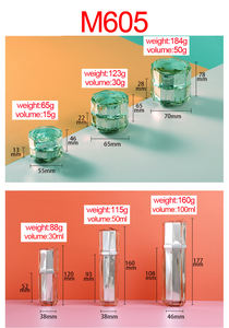 บรรจุภัณฑ์เครื่องสำอางสำหรับผู้หญิง M605 15กรัม/30ก./50ก./30มล./50มล./100มล. อะคริลิคสุดหรูขวดโลชั่นและกระปุกครีมเปล่า - Product Image 2