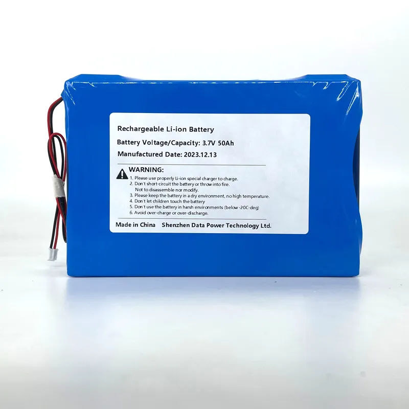 Large capacity model lithium li ion lifepo4 pouch cell 3.2v 3.7v 50ah battery