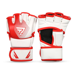 2025 Neuestes Design Großhandel MMA-Handschuhe Professionelle Maßgefertigte Halbfinger Wasserdichte Boxhandschuhe mit Klettverschluss aus PU-Material - Product Image 6