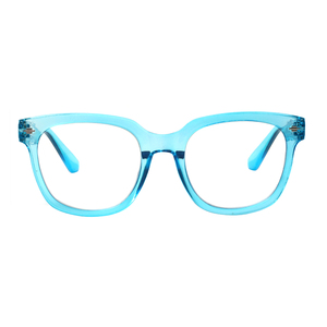 Lunettes de lecture rétro transparentes œil de chat anti-lumière bleue personnalisées unisexe, monture carrée, pour hommes et femmes - Product Image 3