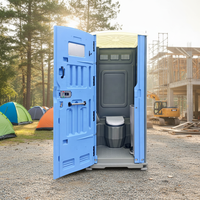 Toilette portable Porta Potty avec pompe de chasse d'eau pour le camping, les voyages en camping-car et l'utilisation en extérieur