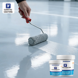 Epoxy Floor Coating Three-in-one Office hotel Renovation of indoor and outdoor floors floor Customizable - Product Image 1