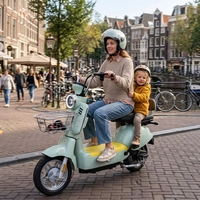Vélo électrique neuf avec clignotants, affichage numérique, compteur de vitesse, capacité de charge – Achetez en stock, en vente