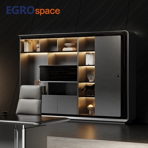 Esgospace Bảng điều khiển hiện đại Gỗ lưu trữ ngăn kéo tài liệu tập tin gỗ nộp hồ sơ văn phòng cao tủ - Product Image 6