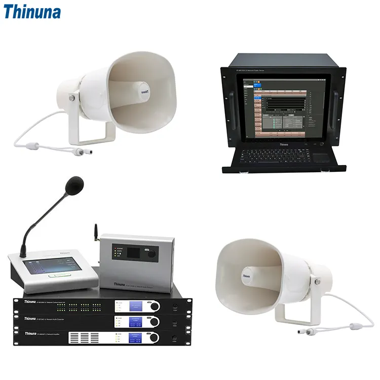 Thinuna IP-30HS III IP66 sistema di gestione della rete SIP POE 30 watt altoparlante corno SIP protocollo Controller IP altoparlanti IP