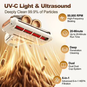 Aspiradora Inalámbrica para Colchones y Camas con Succión de 16KPa - Product Image 3