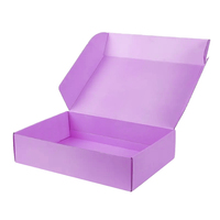 Boîte d'avion ondulée pliante en gros Boîte de papier d'emballage de produits de beauté personnalisés pour les soins de la peau
