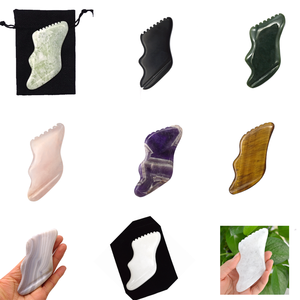 Bian pedra gua sha massagem de raspagem, pedra biana <span class=keywords><strong>guasha</strong></span> para massagem de skincare e drenagem lymphática - Product Image 6