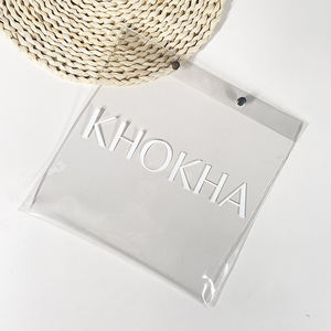 ถุงซิปล็อคสำหรับชุดว่ายน้ำชุดว่ายน้ำชุดว่ายน้ำพีวีซีสีใสเป็นมิตรต่อสิ่งแวดล้อม - Product Image 1