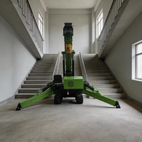 Guindaste Aranha RST L-713 de 14 Toneladas a Diesel com Giro Completo e Telescópico Hidráulico para Montagem de Estruturas Metálicas e Elevação de Cargas Pesadas