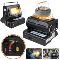 Réchaud à gaz portable pour le camping en plein air - Réchaud et barbecue 2-en-1 pour la cuisson