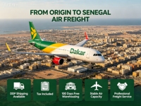 Transport Aérien de la Chine vers le Sénégal |   Service Dakar DDP : Expédition Multi-Canaux, Délai de Transit 10-15 Jours, Dédouanement Inclus