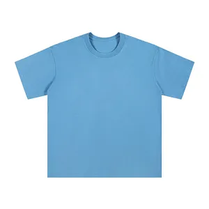 T shirt per gli uomini 2024 di alta qualità in cotone 100% unisex oversize magliette personalizzate il proprio marchio t-shirt tinta unita all'ingrosso