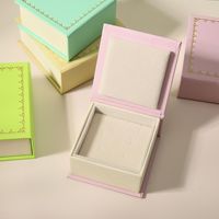 HKSOD Nouvelle Arrivée Boîte à Bijoux en Papier Haut de Gamme Personnalisée Grande et Petite Boîte à Bijoux Magnétique à Rabat pour Cadeau de Noël