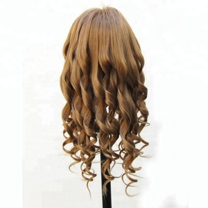 Testa di Manichino Femminile 100% Capelli Umani per Taglio Capelli, Testa Speciale per Scuole di Parrucchieri - Product Image 5