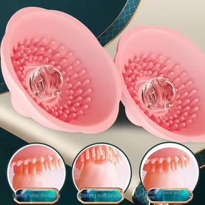 Breast Massager with Suction & <b>Vibration</b> USB Powered Waterproof 10 Frequencies-Female Sex Toy Adult Product - Product Image 2