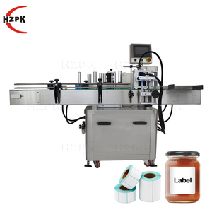 HZPK Automatic Electrical Plastic Can Round Bottle Sticker <b>Labeler</b> <b>Labeling</b> Machine - Product Image 1