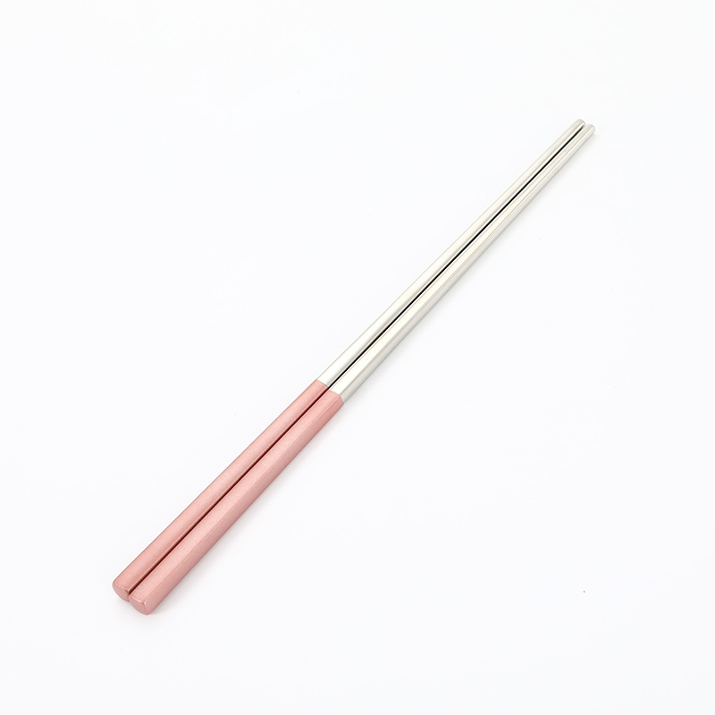 304-Baguettes en argent rose