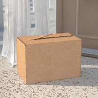 Cajas de Envío de Cartón Corrugado con Cierre, Diseño Personalizado de Lujo, Impresión a Todo Color, Materiales Reciclados, Tira Desprendible