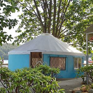 Tentes de yourte mongole extérieure de luxe Tente de yourte touristique de voyage d'hôtel résidentiel Tente de camping Ger - Product Image 2