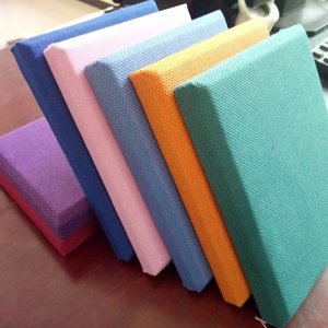 Sinh Thái Thân Thiện Với Vật Liệu Trang Trí Nội Thất Cách Âm Tường Bảng Điều Chỉnh Âm Thanh Hấp Thụ Vải Acoustic Bảng Điều Chỉnh Quần Áo Mềm Gói - Product Image 1