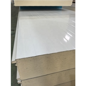 Panneaux <span class=keywords><strong>sandwich</strong></span> PU/PIR pour murs extérieurs, haute qualité, SIP, ignifuges, insonorisés, isolés - Product Image 3
