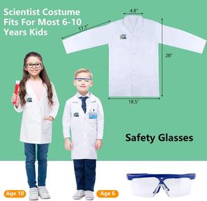 Kit d'expérimentation <span class=keywords><strong>scientifique</strong></span> <span class=keywords><strong>pour</strong></span> enfants avec blouse de laboratoire Costume de <span class=keywords><strong>scientifique</strong></span> Dress Up and Role Play Toys Gift for Boys Girls Kids - Product Image 4