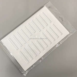Modern tasarım ayarlanabilir beyaz plastik Vent hava firar 9 \ "X 6 \" şık kayıtları ve ızgaraları - Product Image 3
