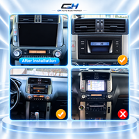 Untuk Toyota Prado 2009-2013 Radio Mobil Android 15 9 Inch QLED 8 Core CarPlay Android Auto GPS 4G WiFi DSP