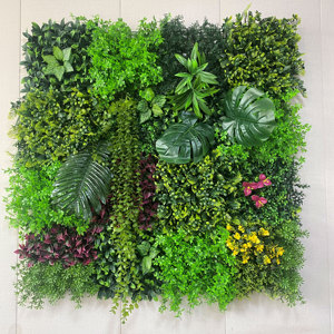 S-004 bức tường màu xanh lá cây cho trang trí sân vườn nhà tường cỏ nhân tạo thực vật chất lượng cao Loại sản phẩm - Product Image 1