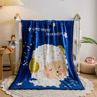 Couverture en flanelle polaire pour enfants, super douce, mignonne, à motif d'animaux de dessin animé, 100% polyester, légère, couverture personnalisée avec imprimé dinosaure, couverture chaude