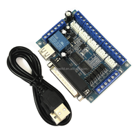 Carte de dérivation de l'adaptateur d'interface de pilote de moteur pas à pas CNC Mach3 avec câble USB