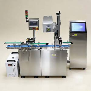 Máquina de Marcado Láser para Tapas de Botellas con Sistema Integrado de Clasificación e Inspección Visual para Trazabilidad Anti-Falsificación - Product Image 1