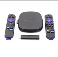 Perangkat streaming Express HD Rokus, dengan remote control sederhana, menawarkan TV gratis dan siaran langsung.