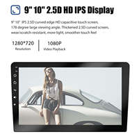 Autoradio Android 2 Din 9 pouces, RAM 4 Go, ROM 64 Go, Bluetooth, FM, DSP, radios pour voitures, multimédia vidéo, 10 pouces, Bluetooth, TV, lecteur DVD de voiture