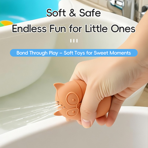 Eco Friendly Soft Silicone Kids <b>Shower</b> Toys Animal Cartoon Squeeze Sound Bathing <b>Set</b> for Baby Toddler <b>Bath</b> Fun - Product Image 5